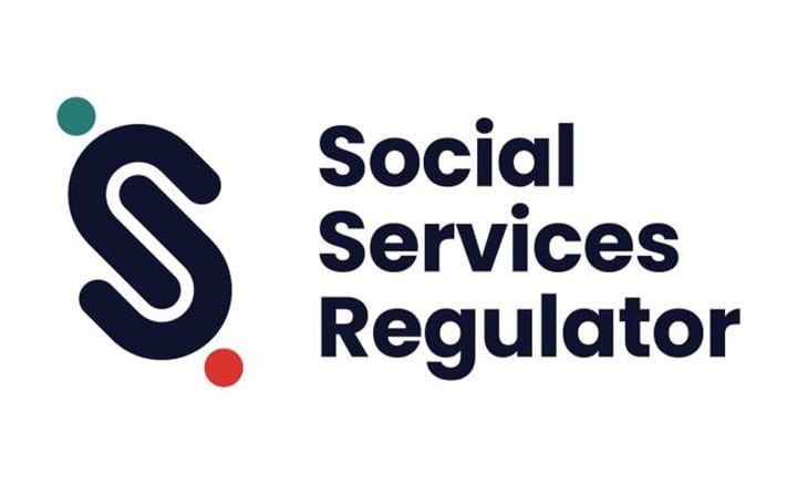 The Social Services Regulator logo.